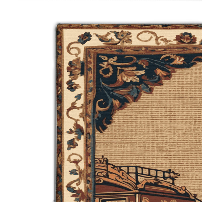 Tapis intérieur et extérieur brun Transport