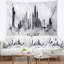 Encre de silhouette new york tapisserie Cityscape-28483055