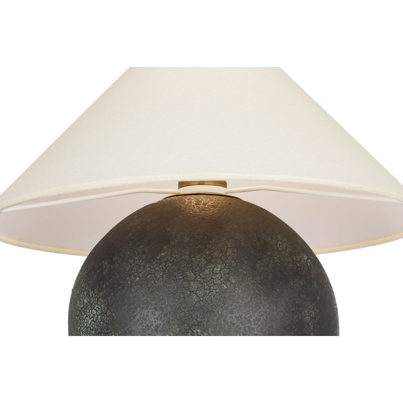 Lindo 14" Accent Lamp with Linen Shade, Aurora