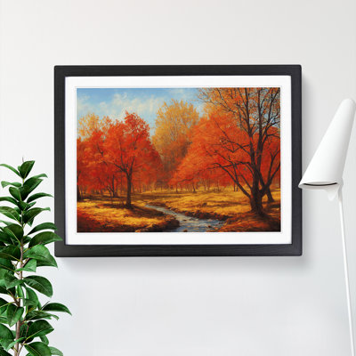 Autumn Forest Trees Vol.4 - Single Picture Frame Print