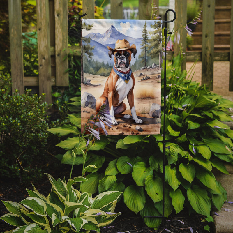 Drapeau Cowboy Welcome Garden, Boxer