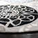 Eaton Wyndham Hand Tufted Wool/Viscose Damask Rug in Blue/Gray/Black