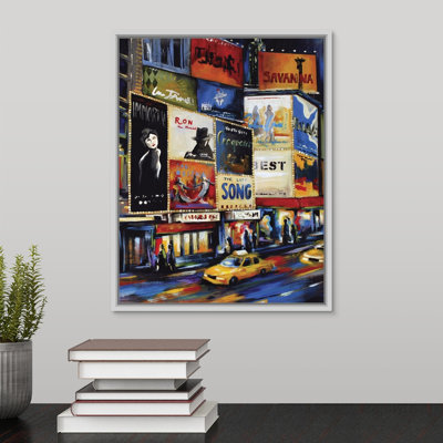 « thats broadway », peinture sur toile