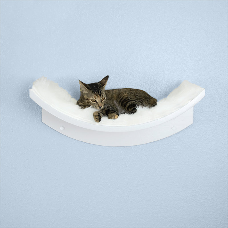 Lotus Leaf Cat Perch, White