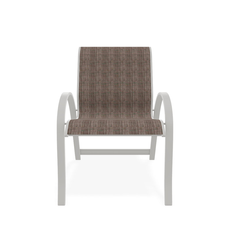 Aruba Outdoor Dining Armchair, Snow