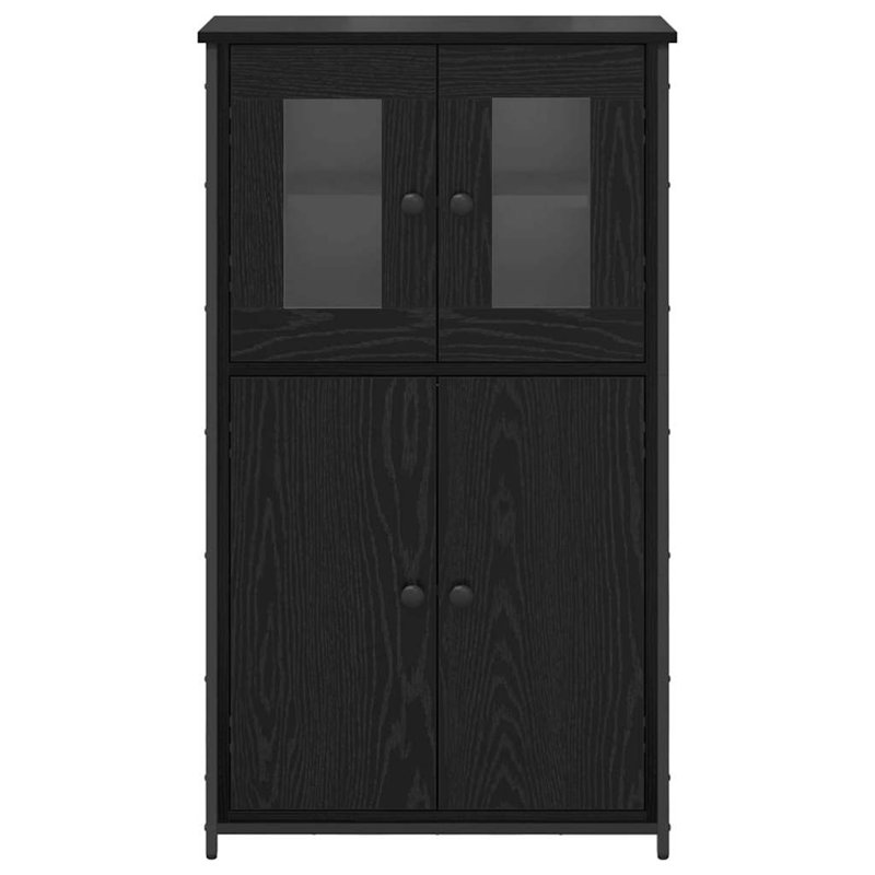 62cm Sideboard, Black Oak