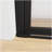 28" x 72" Semi-Frameless Pivot Shower Door, 1/4" Tempered Glass, Adjustable Width, Reversible Installation, Matte Black