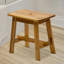 Banc de douche en bois massif Jaouad