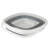 Simplify 10L Collapsible Square Bucket in White/Grey