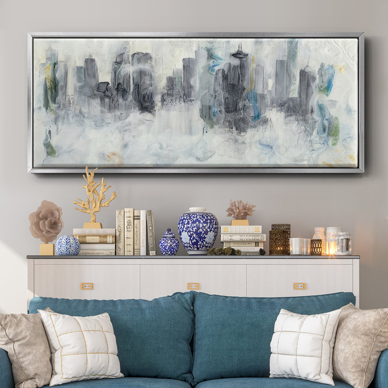 «Unseen World I», toile encadrée, H 20 po x l 50 po