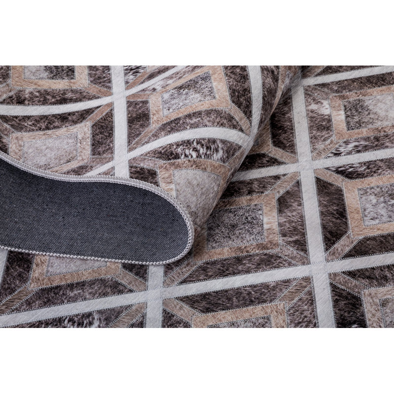 Kol Geometric Area Rug, Rectangle 160 x 230cm