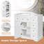 Meuble-lavabo de salle de bain sans lavabo, base d'armoire seulement-114279278