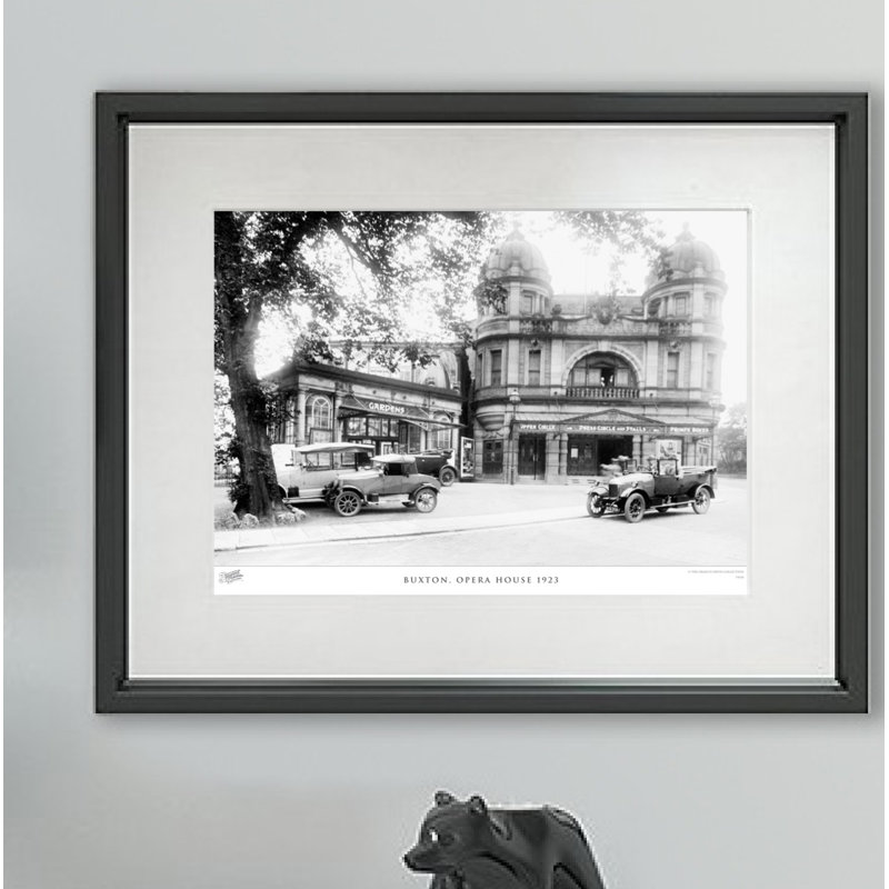 Buxton, Opera House 1923 - Single Picture Frame Print, 60cm H x 80cm W x 2.3cm D