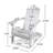 HOLLYWOOD FOLDABLE ADIRONDACK CHAIR-1916062462