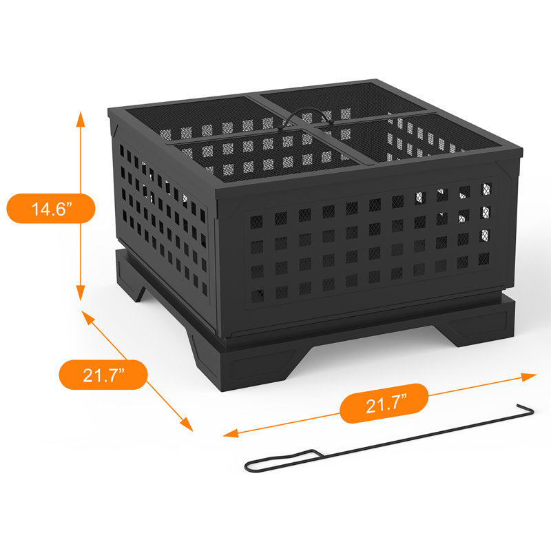 Sanara Steel Charcoal Fire Pit