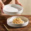 Ensemble de bols en pâte 6 pièces 8,1 po - service pour 6, blanc mat-2134660341