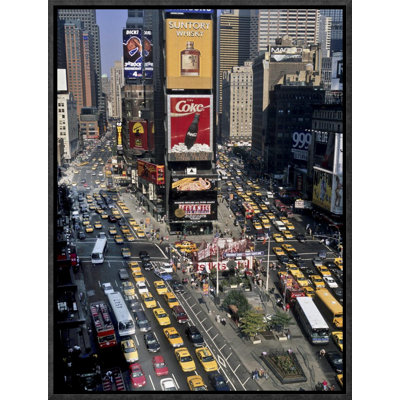 " Traffic In Times Square, New York City " by Michel Setboun