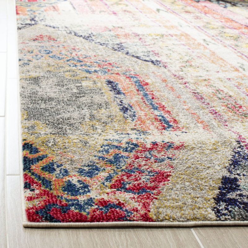 Martz Abstract Hand Woven Area Rug, Square 201 cm