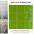 Twist Square Green Kiwi 11-3/4" x 11-3/4" Ceramic Mosaic Wall Tile