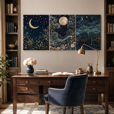 3 Piece Wrapped Canvas Print