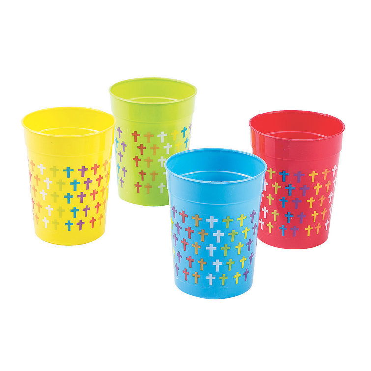 Oriental Trading Company Disposable Plastic Cups for 12 Guests