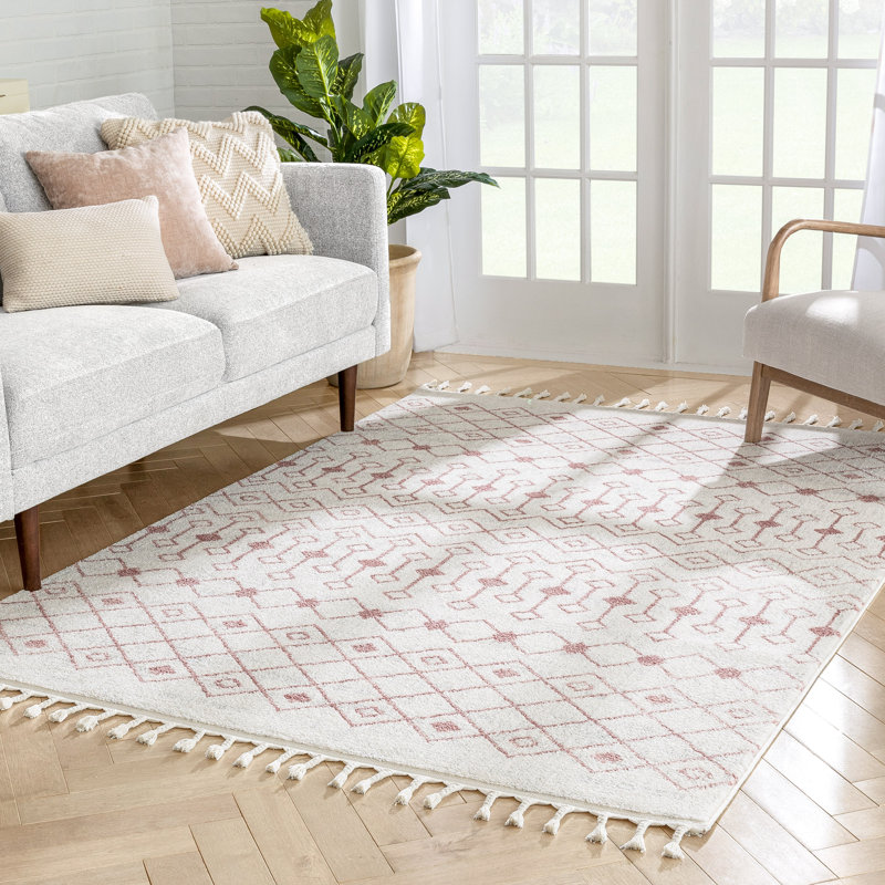 Serenity Geometric Synthetic Area Rug, Rectangle 120cm x 160cm
