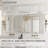 Sartori Aluminum Framed Rectangular Vanity Wall Mounted Mirror-2033991108-2033991109
