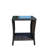Outdoor Patio Furniture 1 Coffee Table With Clear Tempered Glass-1426782435