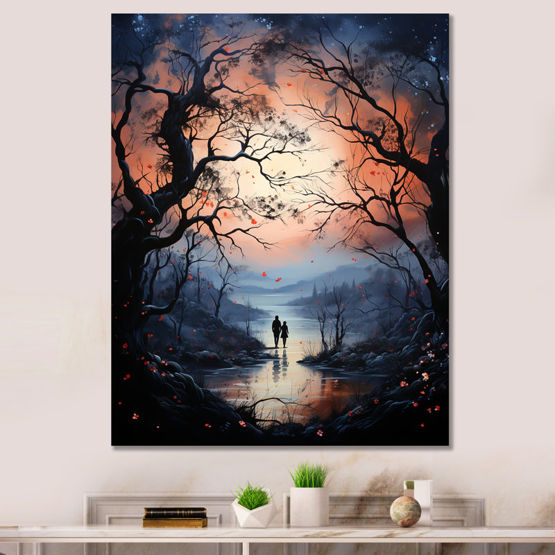 Cushla surréalisme Twilight Whispers Ethereal - reproduction sur toile, H 40 po x l 30 po x P 1,5 po, Toile tendue