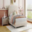Lit plateforme en tissu d'ameublement Teddy-2040519278