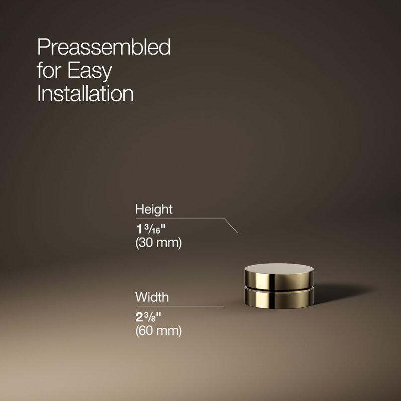Components Bathroom Sink Rocker Handle, Gold