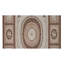 Tapis brun / beige / blanc en laine noué à la main Southwestern-78949036