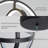 Jamarris Modern LED Chandelier, Pendant Light Adjustable Height & Dimmable, 3 Ring 22W 4000K Chandeliers-1264349143