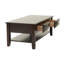 Table basse à 4 pieds avec rangement