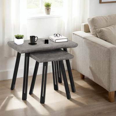 Alexsandra Wave Edge Nest of Tables