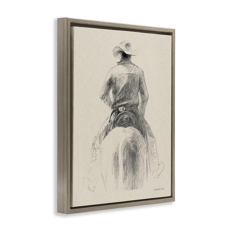  Art traditionnel sur toile flottant par Danhui Nai, H 21 po x l 17 po, Cadre flottant orme Montalcino