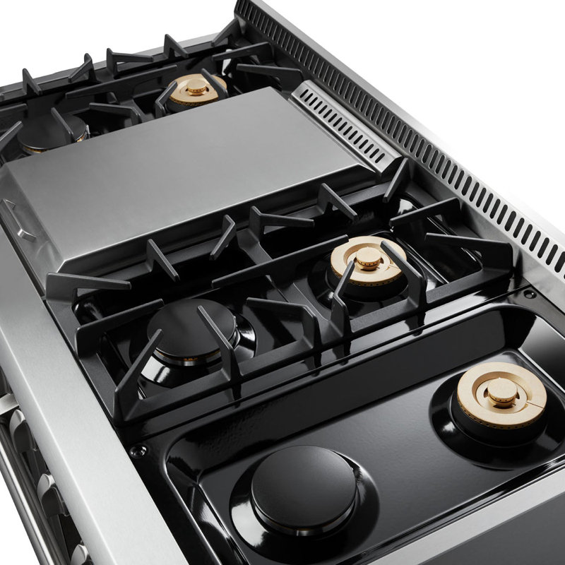 Professional 48" Freestanding Gas Range with Griddle