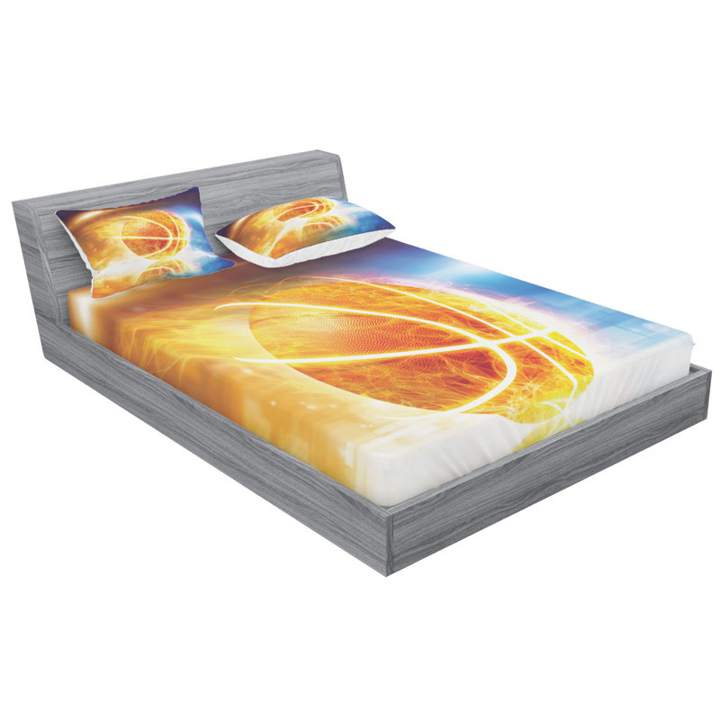 Microfiber Sheet Set, Queen Sheet Set with Fitted Sheet