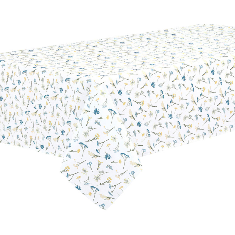 Lenox Wildflowers All-Over Tablecloth, 60" W x 84" L