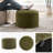 Anease 22.6" Modern Round Upholstered Pouf Ottoman-984914171
