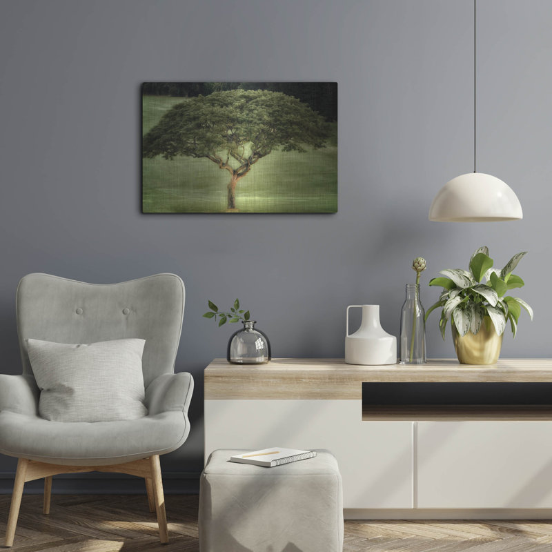 " Single Tree " by Dennis Frates, 16" H x 24" W