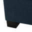 Tissu moderne avec motif gaufré et espace de rangement confortable à texture abondante - bleu marine-85009877
