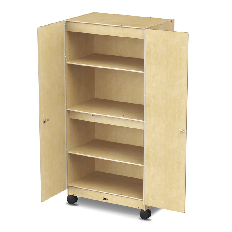 Jonti-Craft® 4 Compartment Manufactured Wood Classroom Cabinet