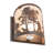 8" Wide Quail Hunter W/Dog Wall Sconce