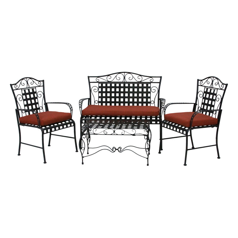 Outdoor 3'' Seat Cushion, Merlot
