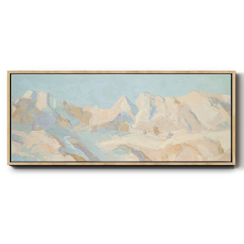 Mountain Scape - toile encadrée, H 20 po x l 50 po