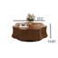 Table basse 33,5 po Mid Century Modern