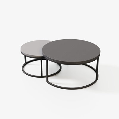 Fero Round Nesting Coffee Table Set(24"-32")