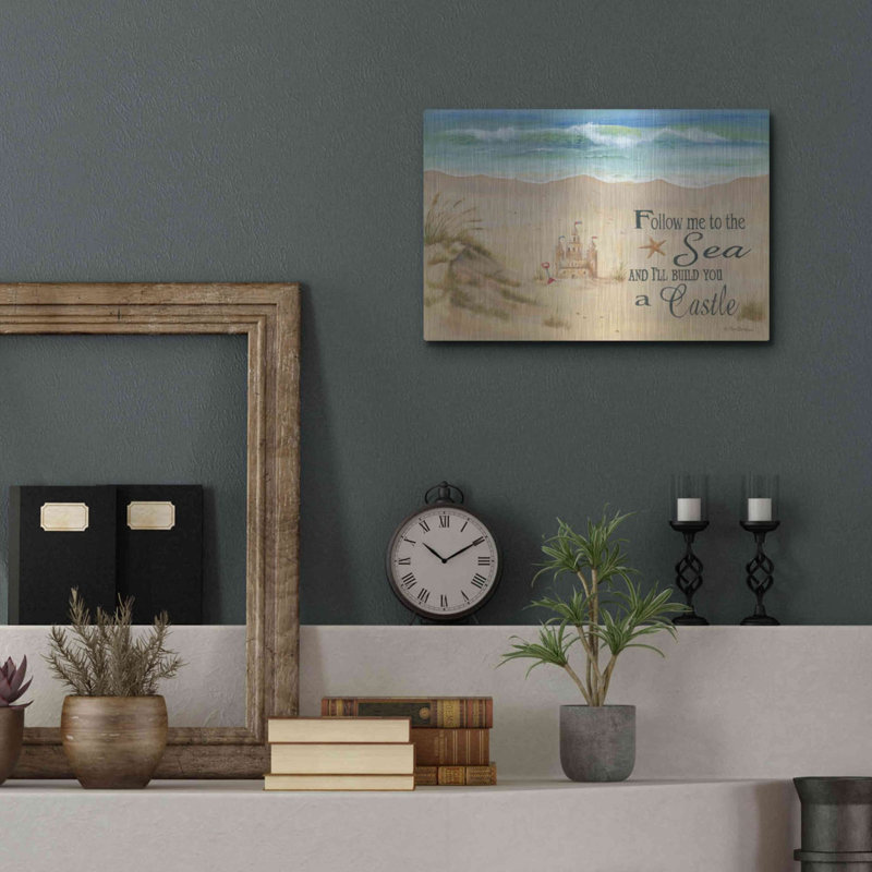 «Sandcastle» par Pam Britton, H 12 po x l 16 po