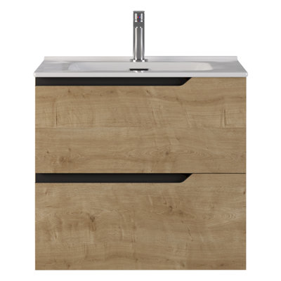 Duo 24" Single Vanity With Integrated Ceramic Top